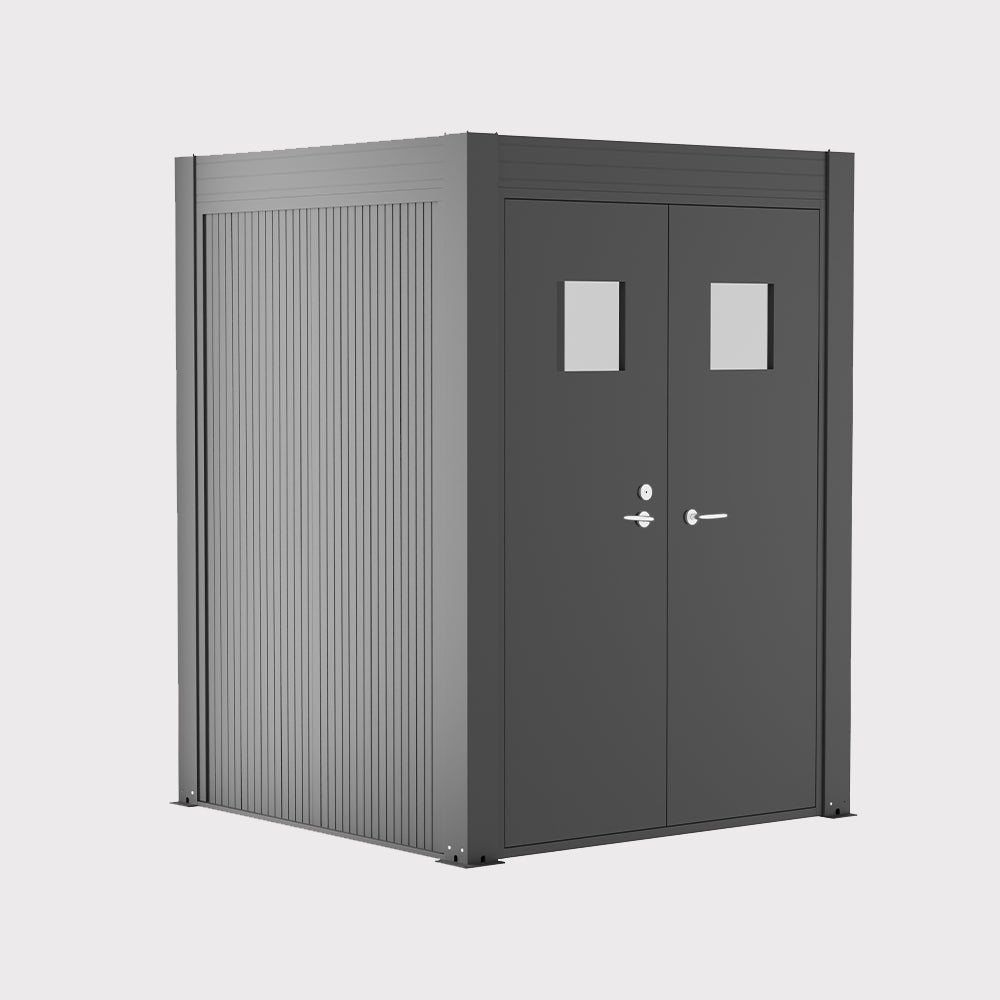 Pergola 200x200x280 cm z LED, element carportu