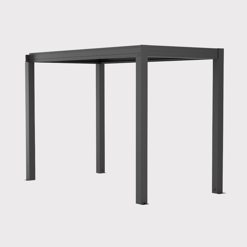 Pergola 400x200x280 cm z LED, element carportu