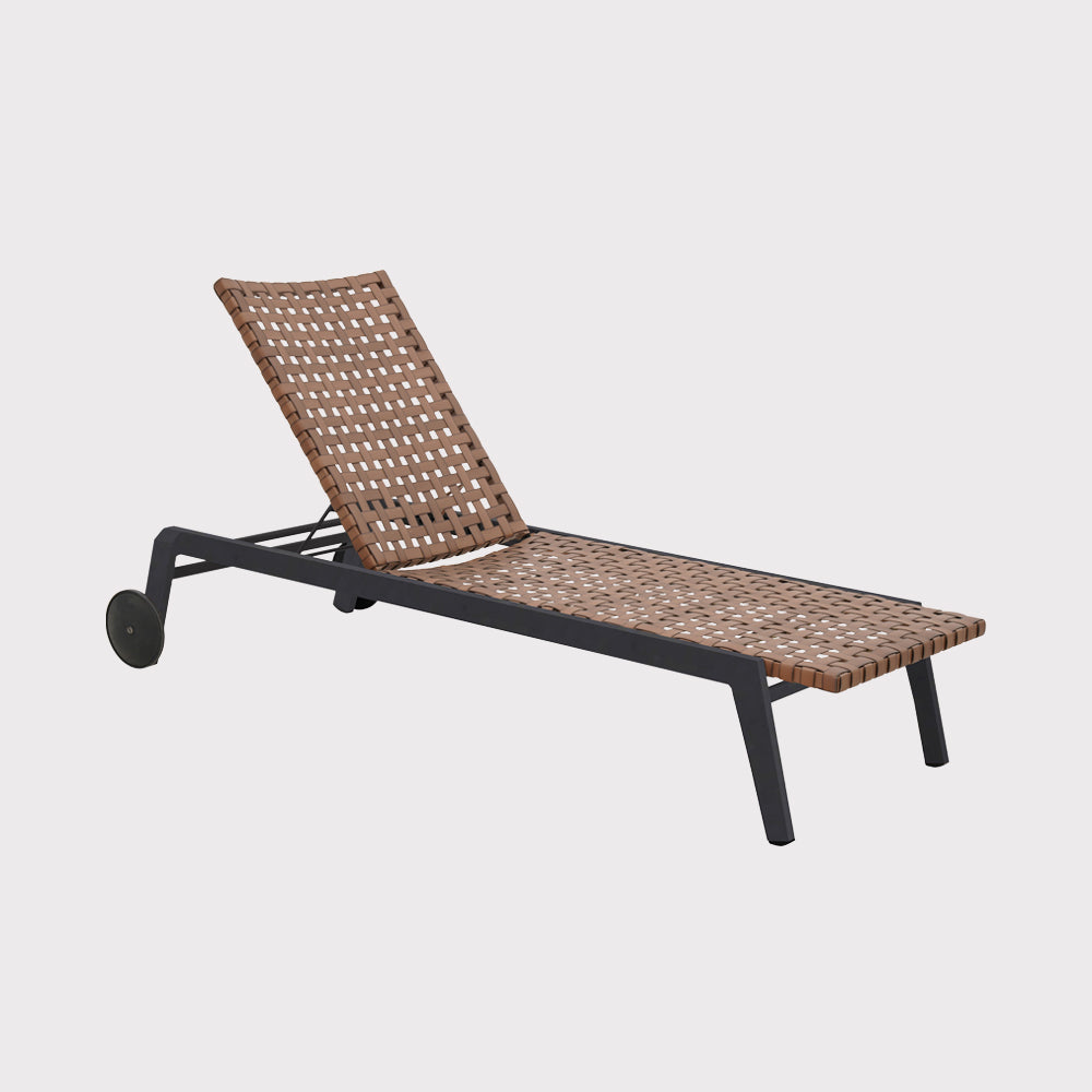 Leżak ogrodowy Texas na kółkach