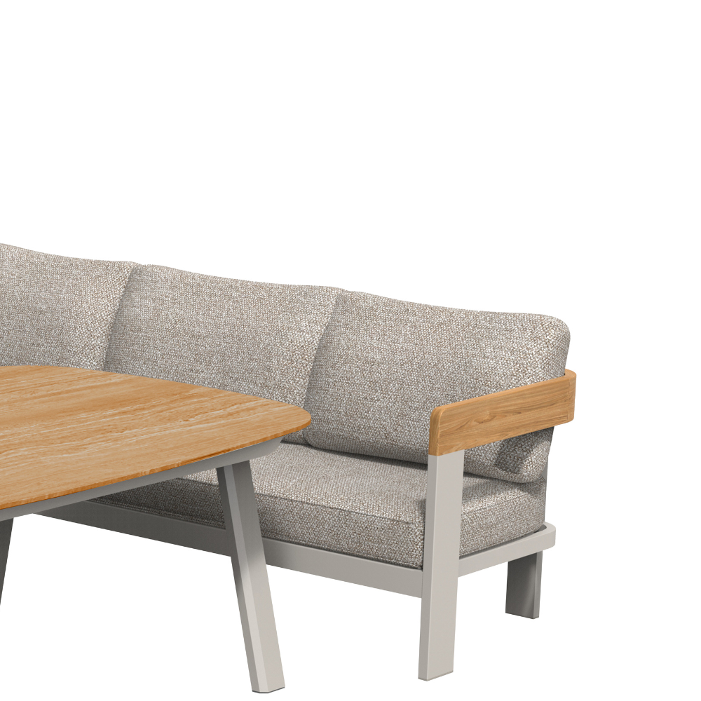 Zestaw narożny Molto z dużym stołem jadalnianym