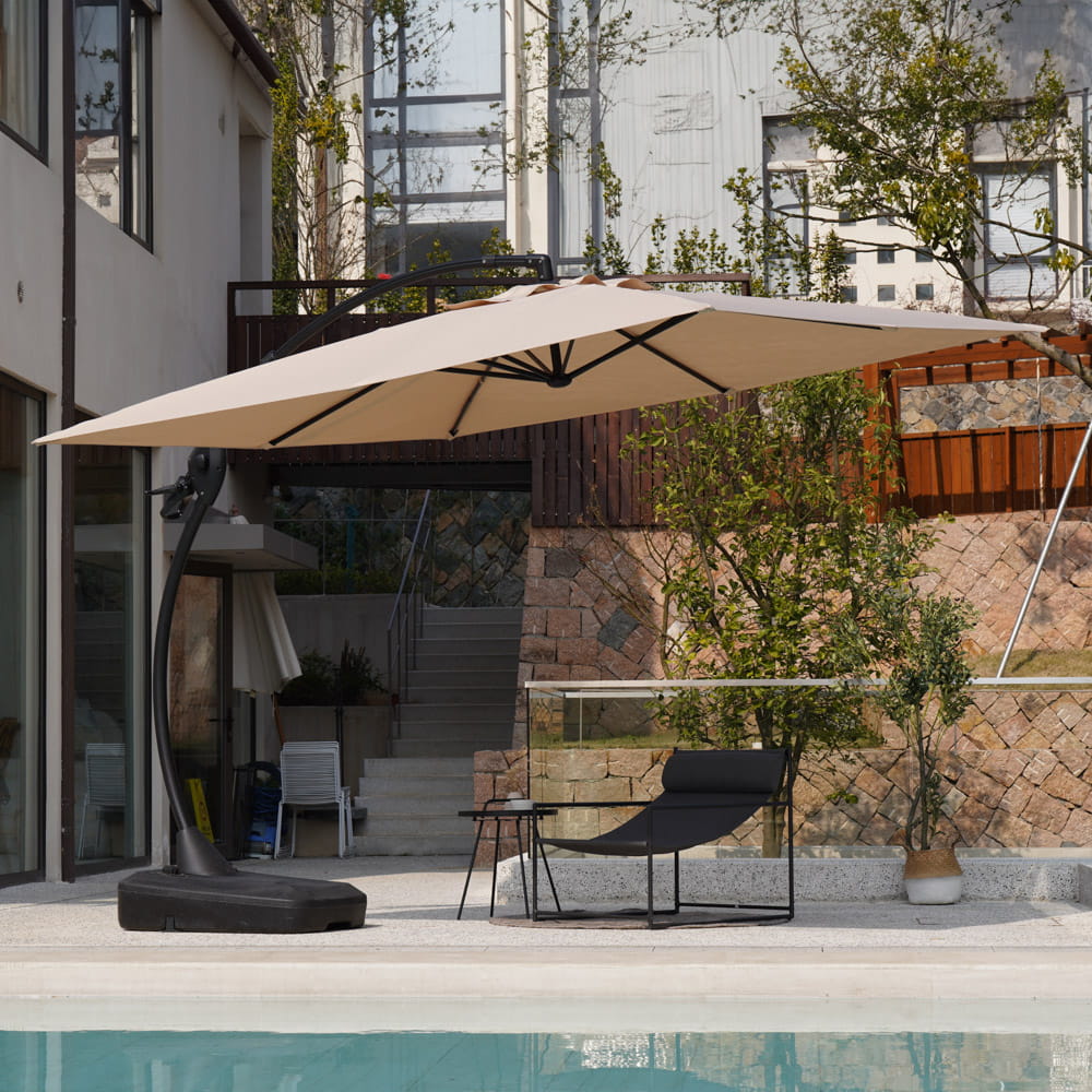 Parasol ogrodowy Solano beżowy