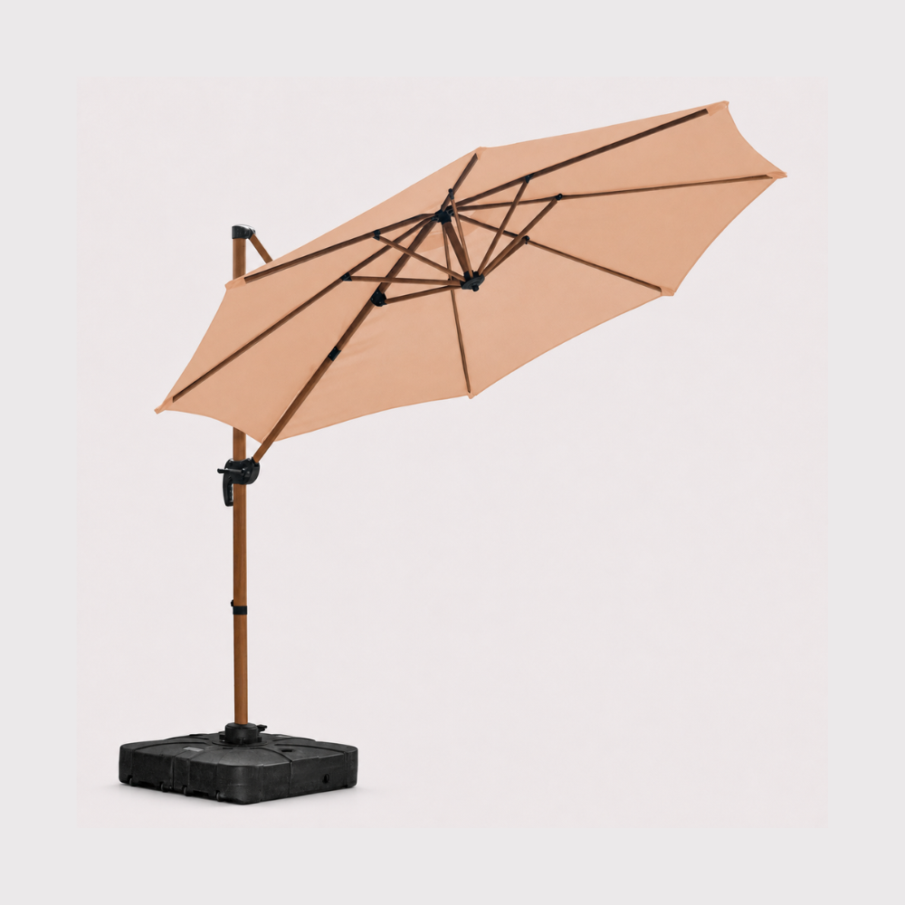 Roma S garden parasol in beige