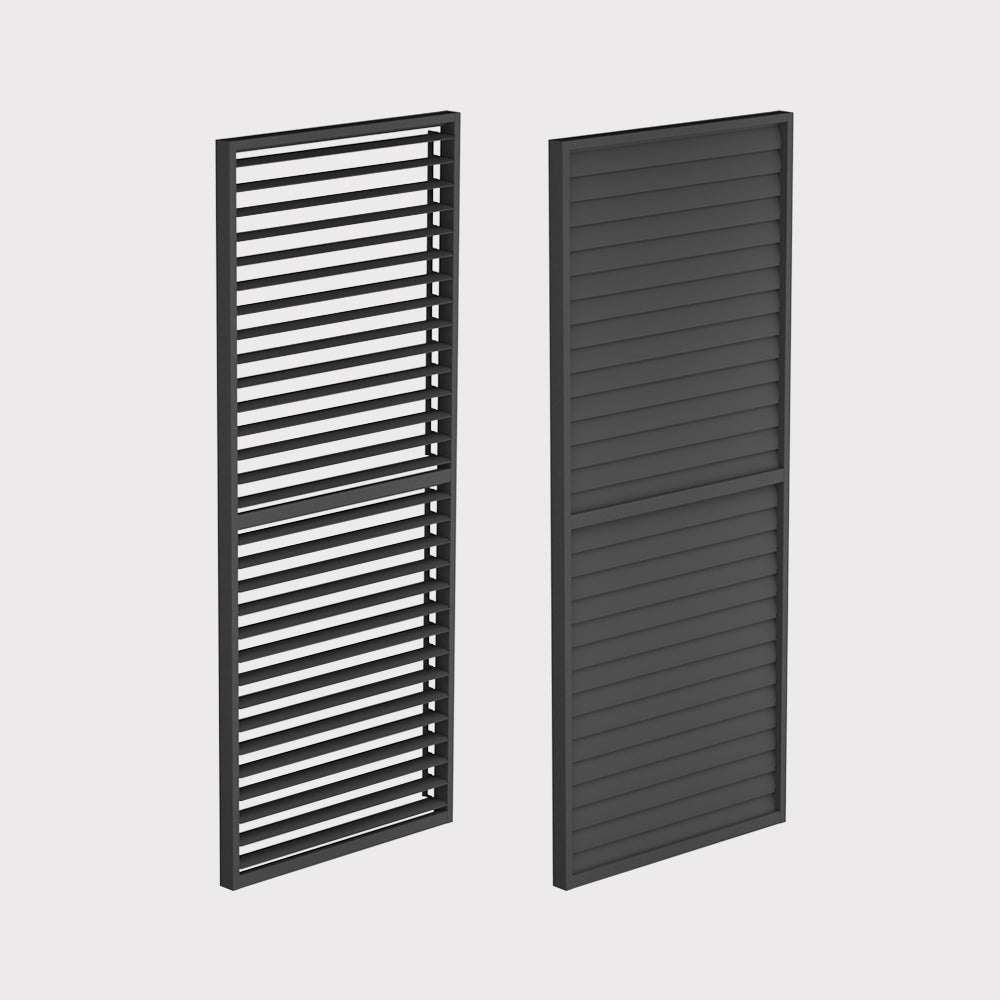 Panel żaluzjowy Luxe 123×218 cm antracyt