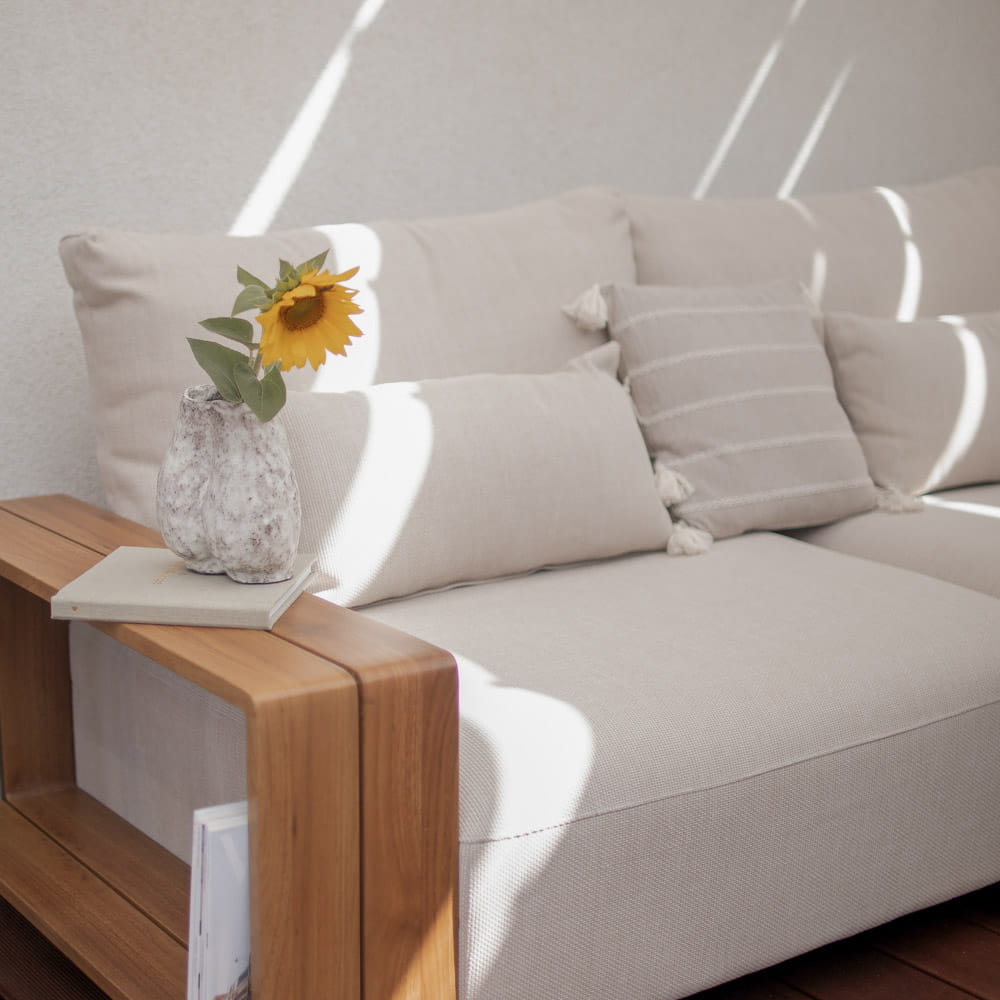 Zestaw mebli wypoczynkowych Kalem – beżowy