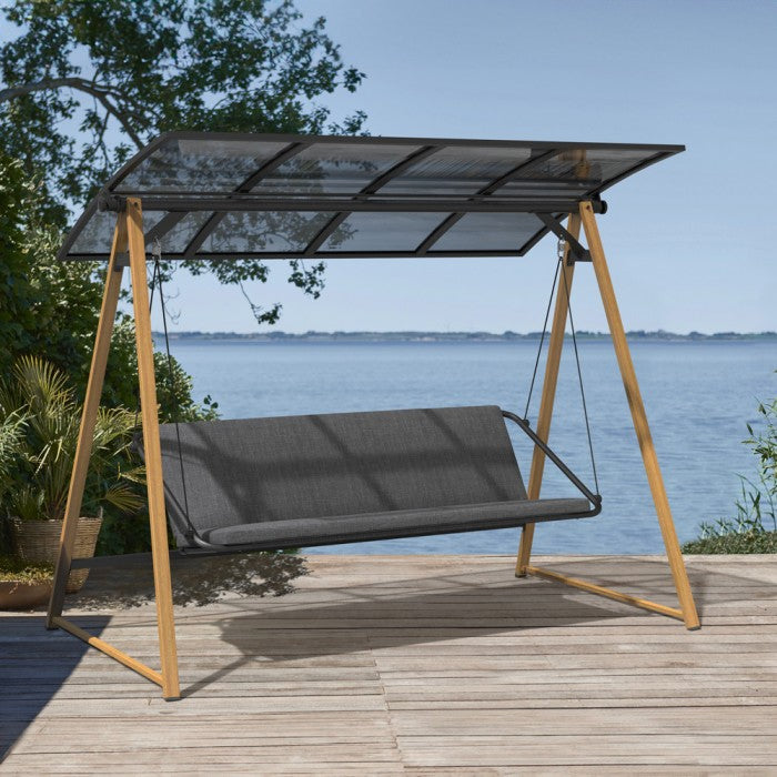 Huśtawka ogrodowa Duisburg z zadaszeniem