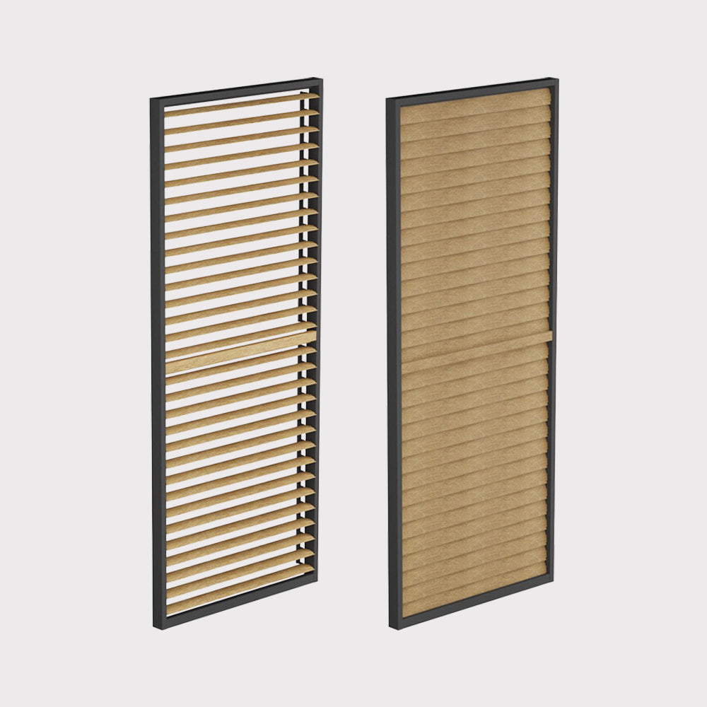 Panel żaluzjowy Luxe 123×218 cm w kolorze drewna